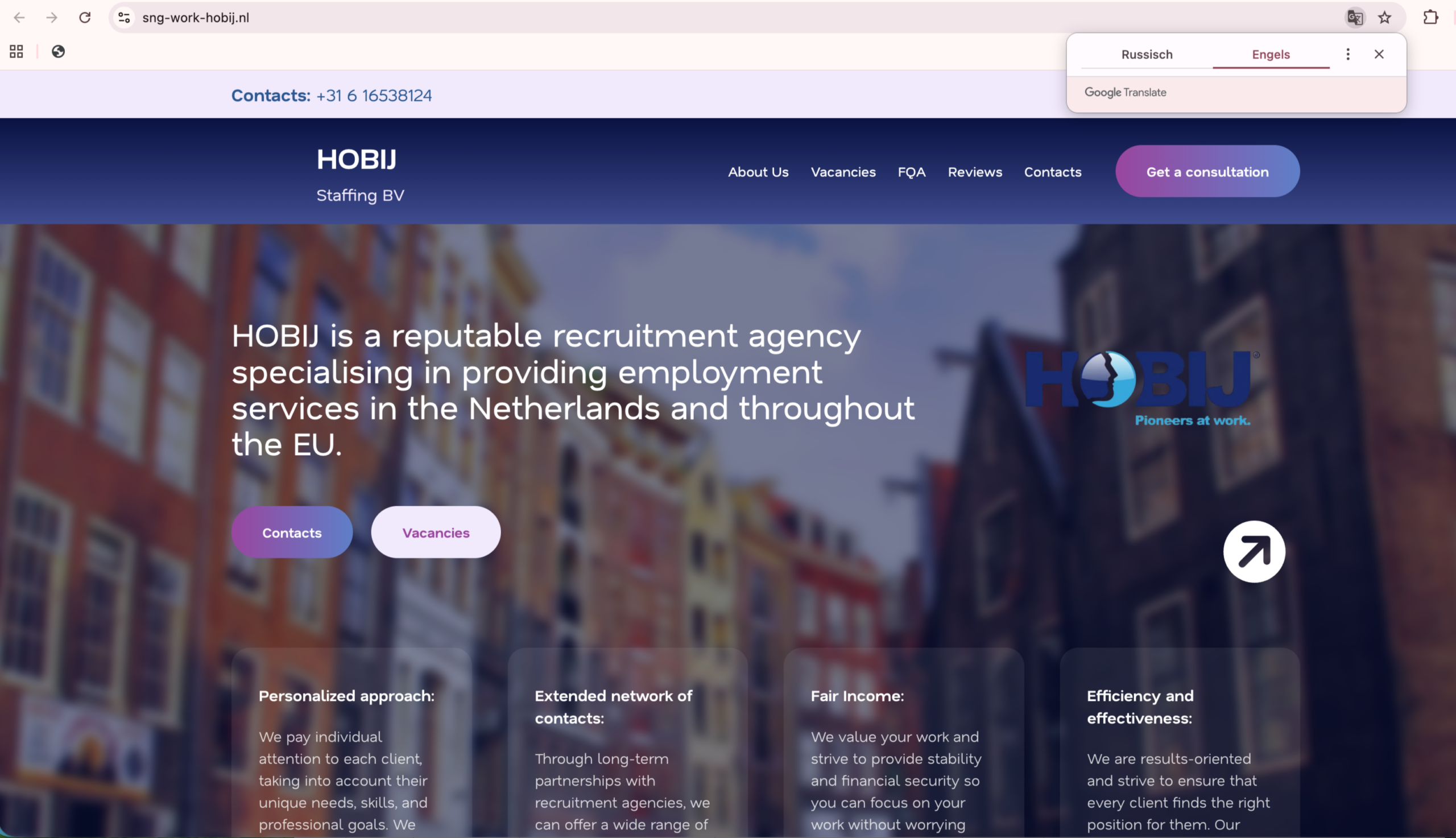fake website